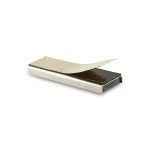 Master Magnetics Adhesive Magnets | Nickel-Plated Strong Magnetic Fastener | Double Sided Adhesive Foam Backing | 3” L x 0.905” W x 0.25” H | 8-Pack | CA293WAX8 - Image 2
